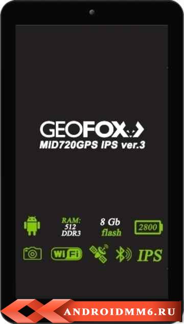 GEOFOX MID720GPS IPS ver.3 8GB